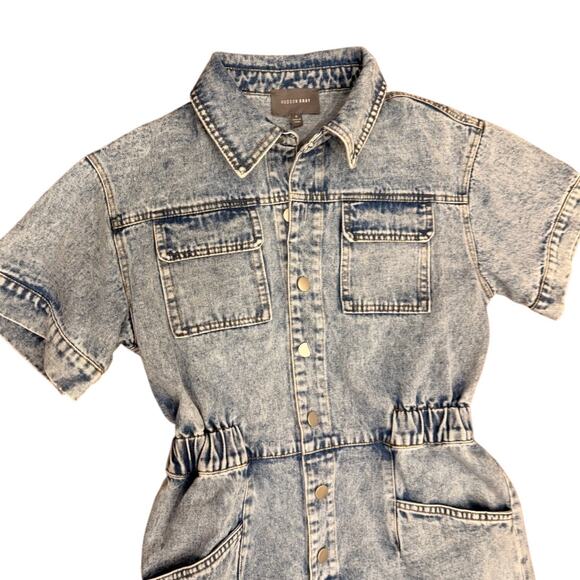 Hudson Gray Boutique Shape Things Up Denim Romper size Small - Picture 4 of 6